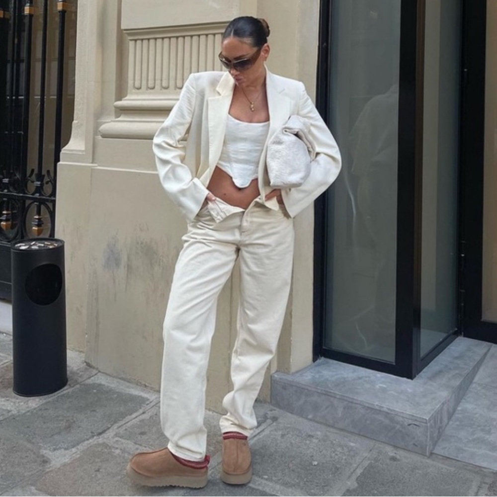 NWT Zara Corset Inspired Crop Top